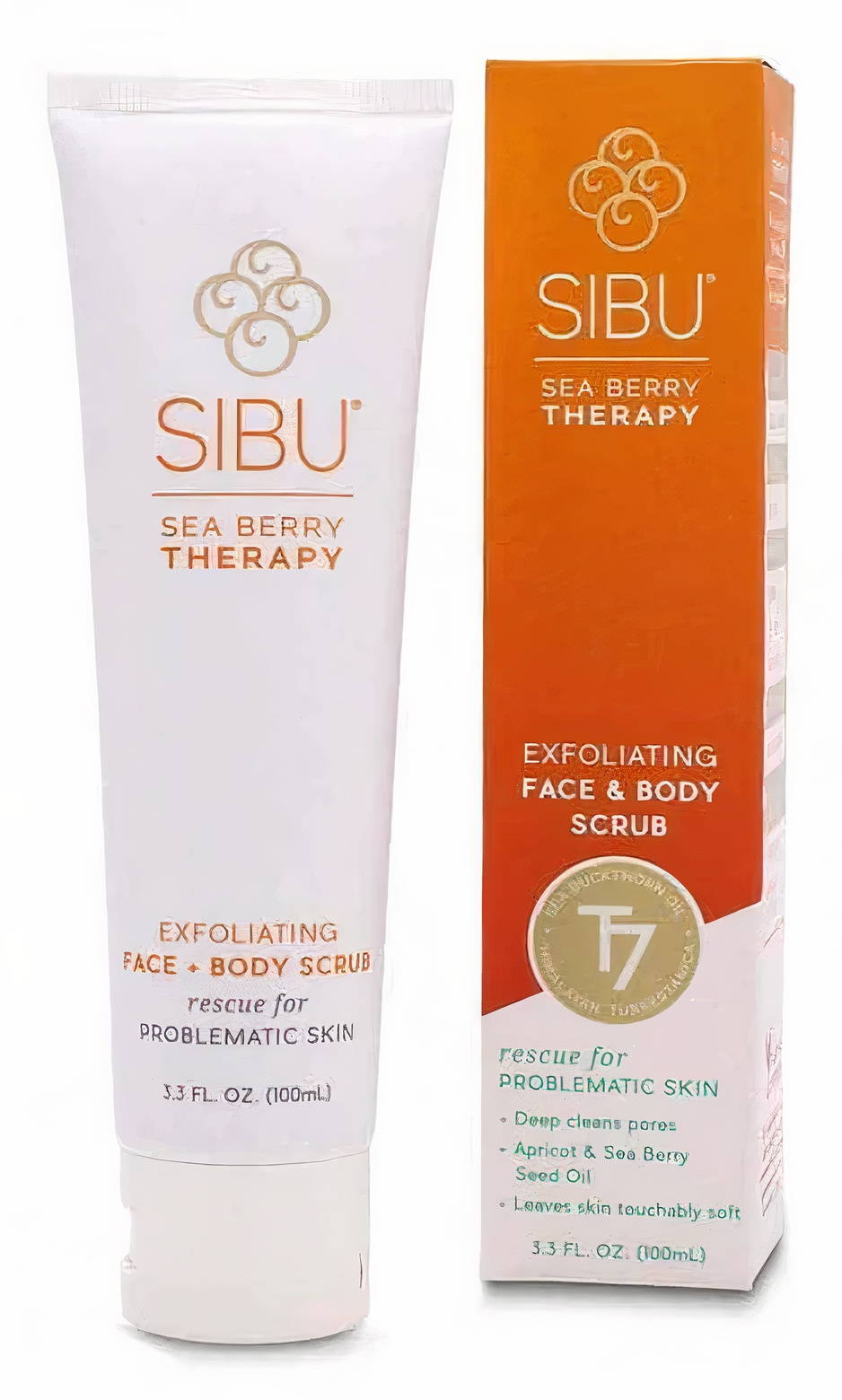 SIBU Exfoliating Sea Buckthorn Face & Body Scrub