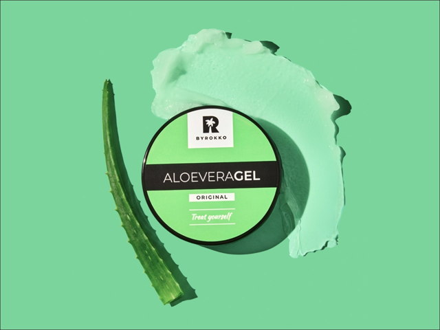 Natural Aloe Vera Gel for Soothing Skin Care - BYROKKO