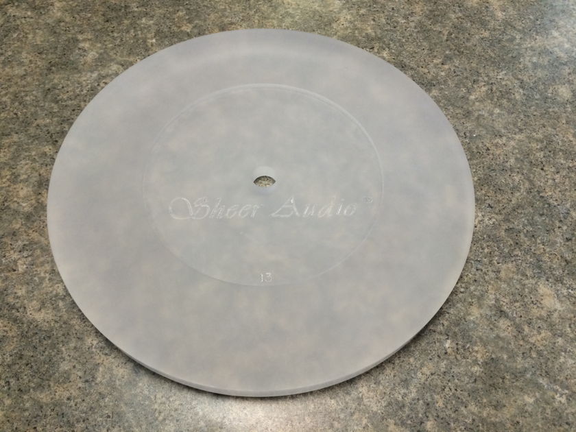Sheer Audio P2/Clones Model P3/P25 Acrylic Platter