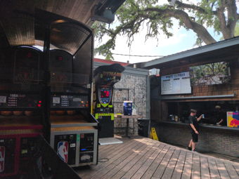 Deck bar and arcade