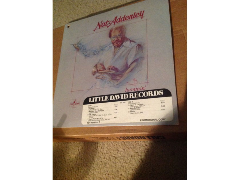 Nat Adderley - Hummin' Little David Records Promo DJ Timing Strip Vinyl LP NM