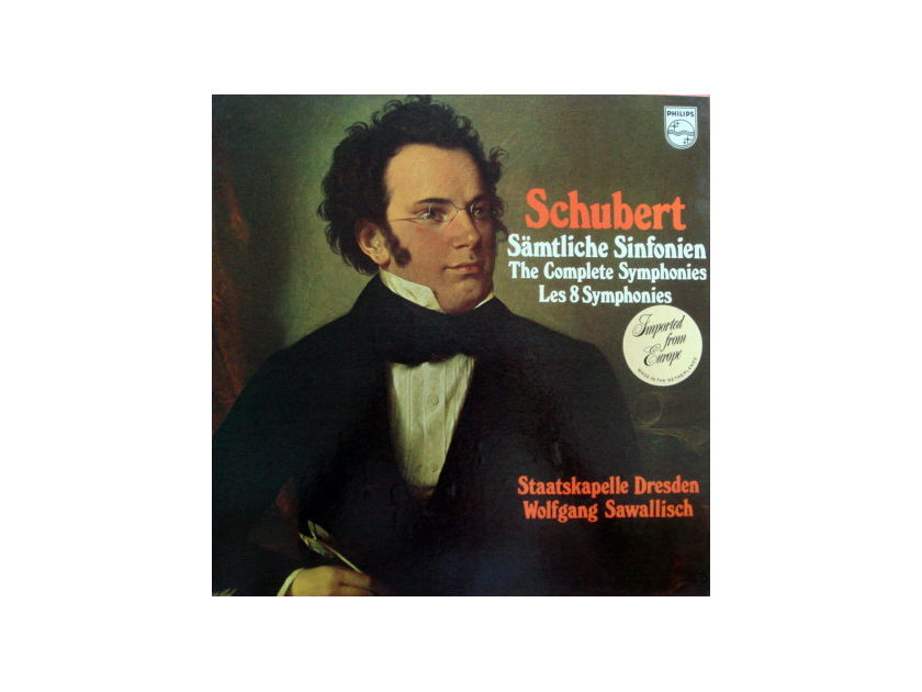 Philips / SAWALISCH, - Schubert The Complete 8 Symphonies, MINT, 5 LP Box Set!