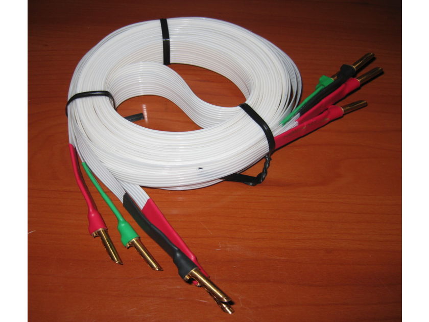 Nordost White Lightning Leif Series Speaker Cable. 4 Meters. Bananas. Demo