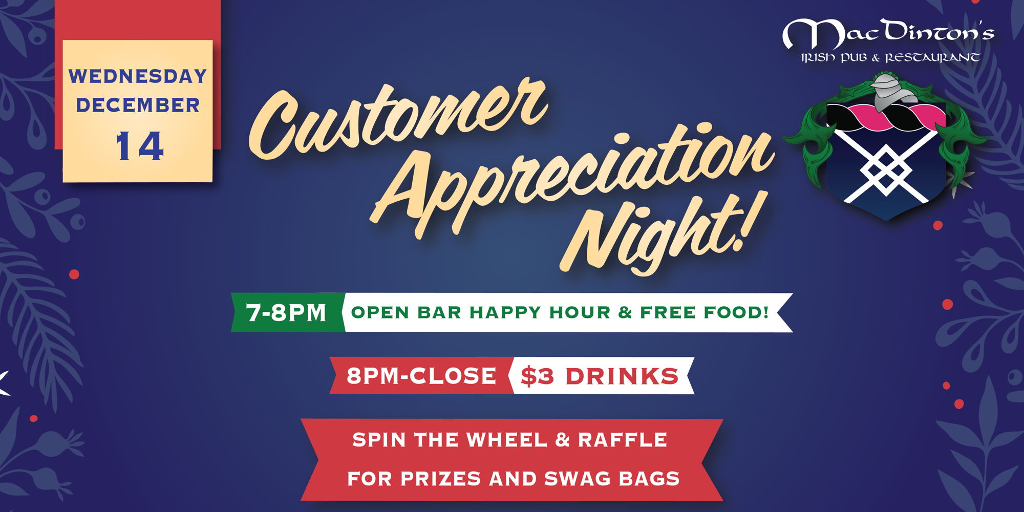 Customer Appreciation Night! promotional image