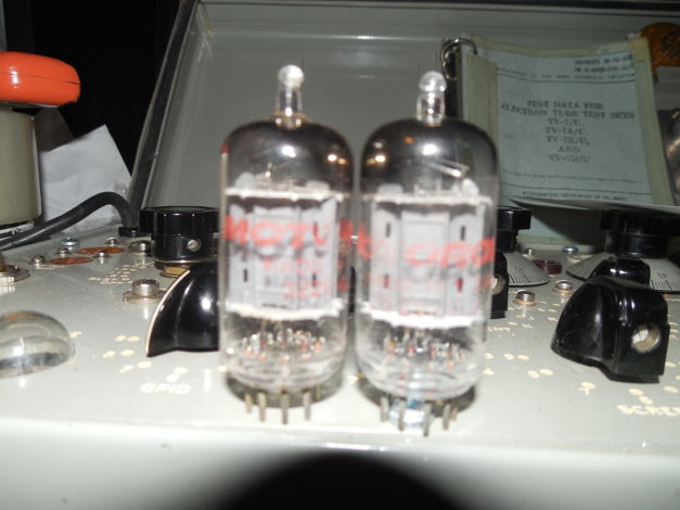 EXCELLENT PAIR OF EARLY 60S TUNGSOL 12AX7 TUBES WITH TH...