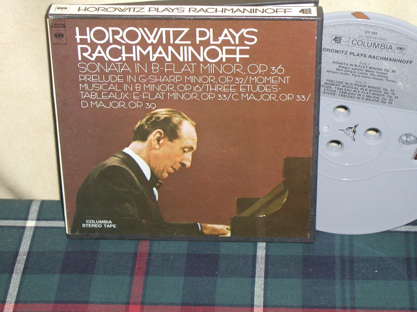 Vladimir Horowitz - Plays Rachmaninoff Columbia open Reel tape STEREO