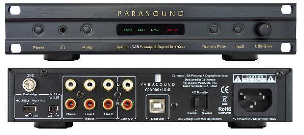 Parasound Zphone USB Phono-Preamp