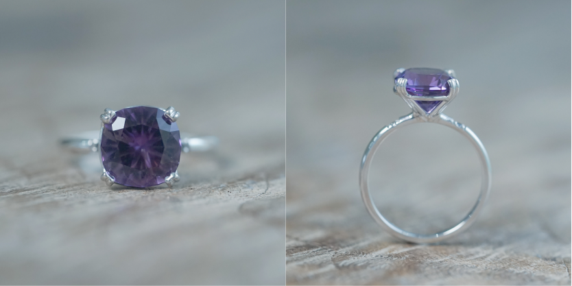 High profile setting for plus size rings