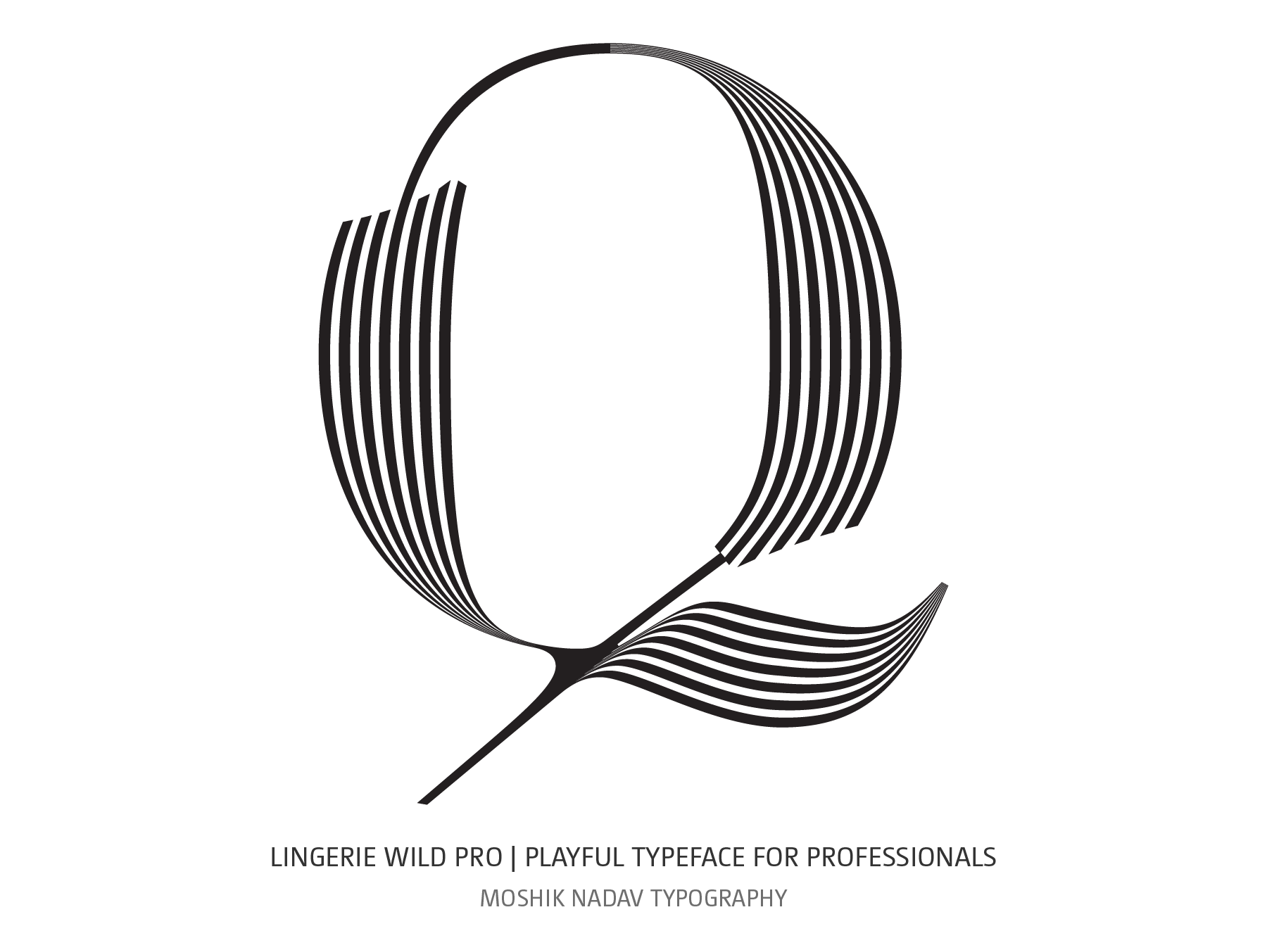 Lingerie Wild Pro Typeface Beautiful font for fashion logos