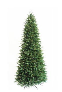 slim prelit artificial Christmas trees