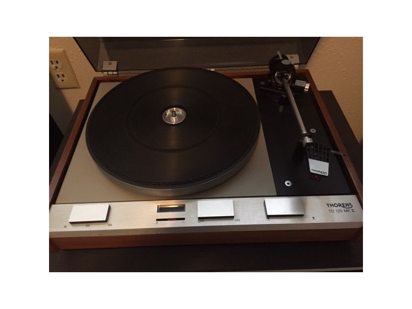 Thorens TD-125 mkII Excellent-Vintage table with new Denon MC