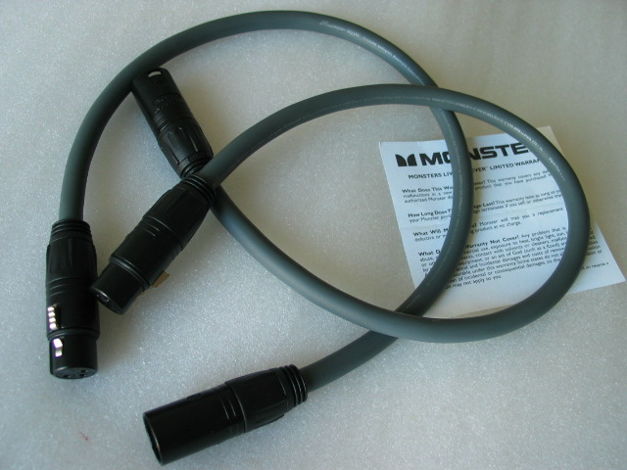 monster cable  M Series M950i  XLR / XLR interconnect c...