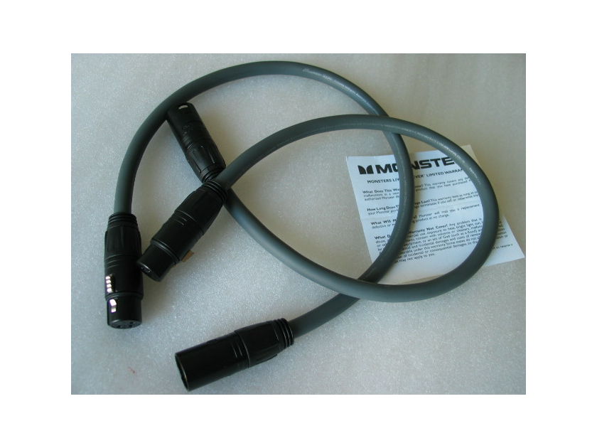monster cable  M Series M950i  XLR / XLR interconnect cable 22 inches