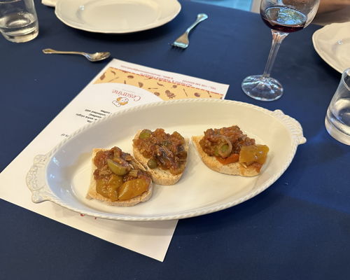 Cooking classes Florence: Tuscan Appetizers in Florence: class and gourmet tasting