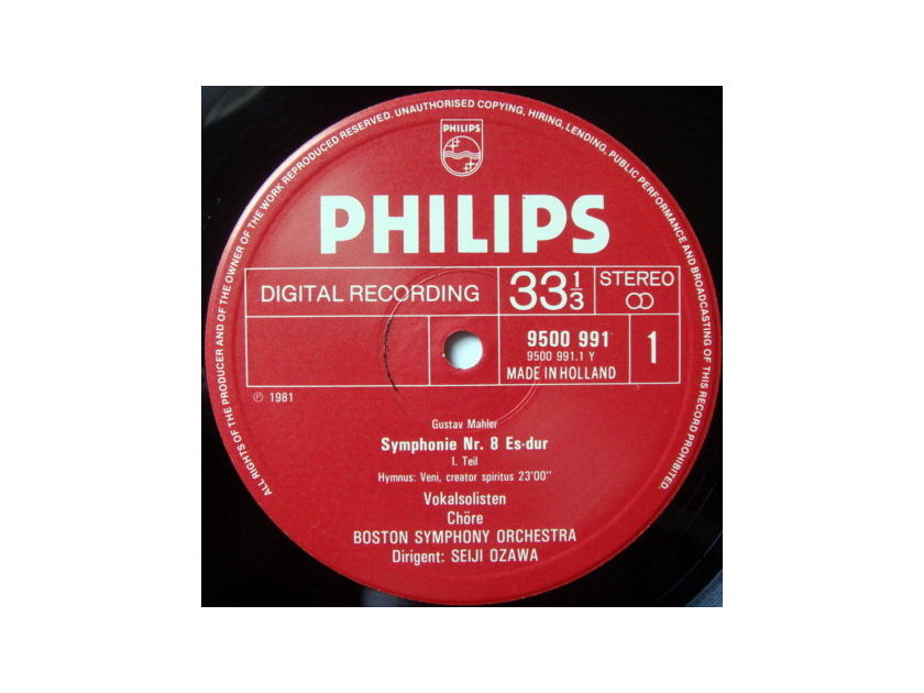 Philips Digital / OZAWA,  - Mahler Symphony No.8 Thousand,  MINT, 2LP Box Set!