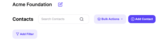 org add contacts