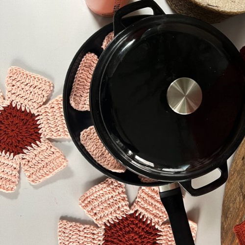 Free Crochet Pattern for Pan Protectors