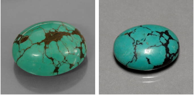 Is turquoise green or blue yves lemay jewelry