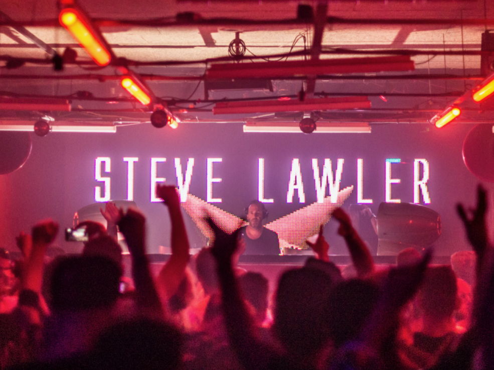 Steve Lawler in Warriors party Octan club Ibiza