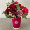 Red Rose Flower Cup
