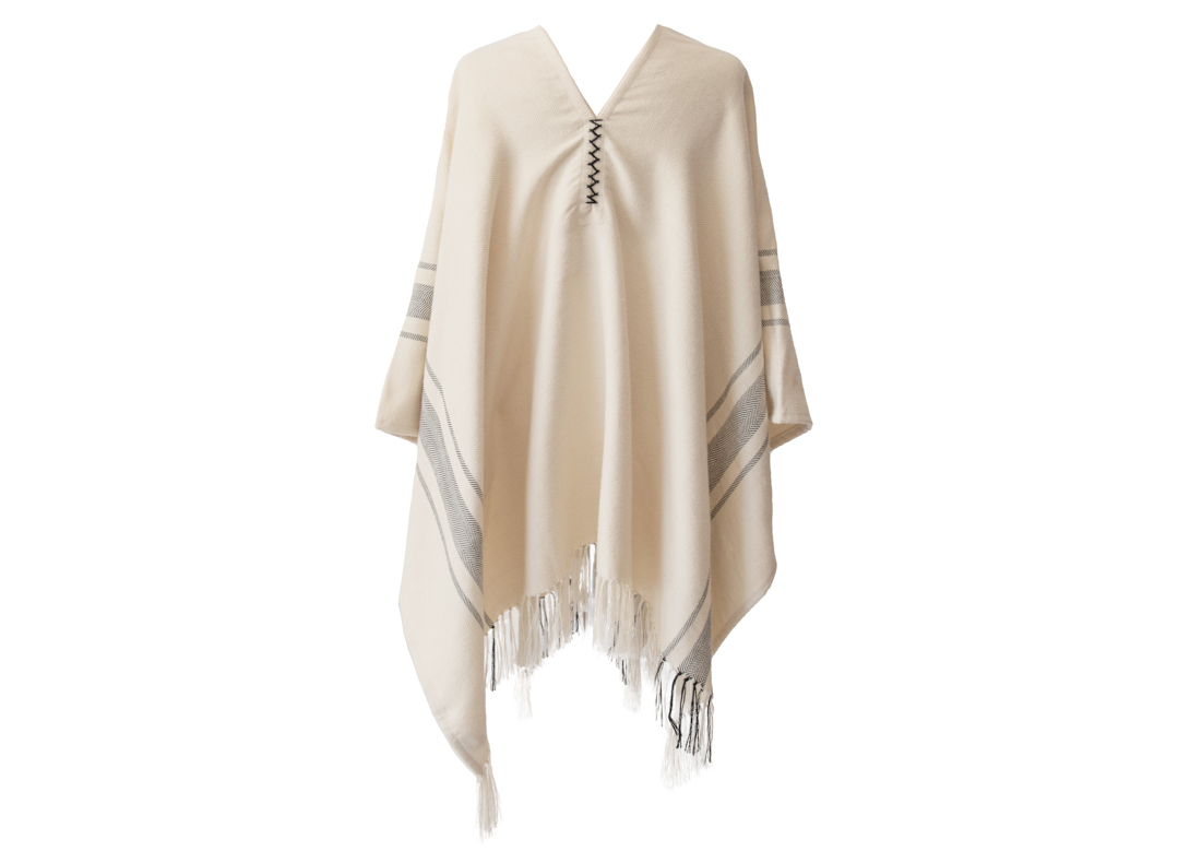 handwoven alpaca camilo poncho - Stick & Ball