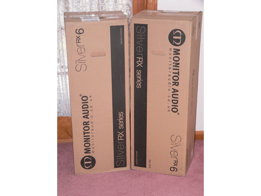 MONITOR AUDIO  RX6 1 PAIR A STOCK IN ROSENUT NEW IN FACTORY SEALED BOXES