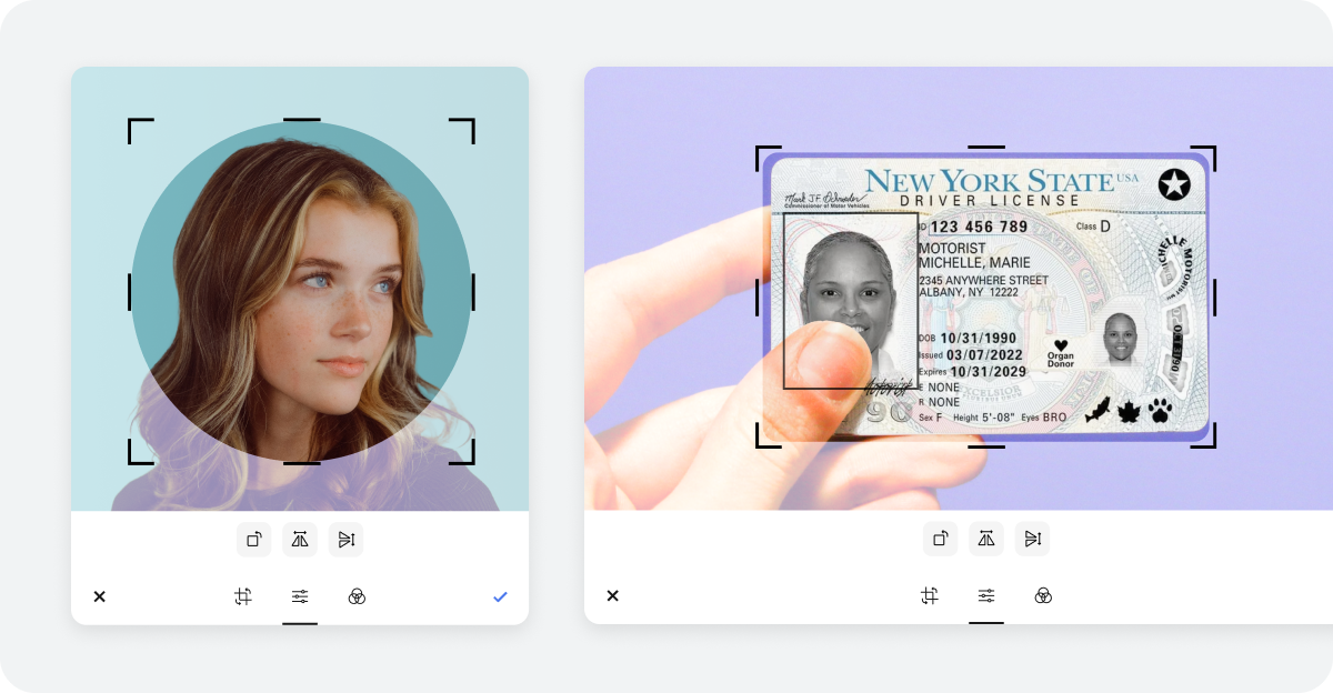 Crop presets and custom masks