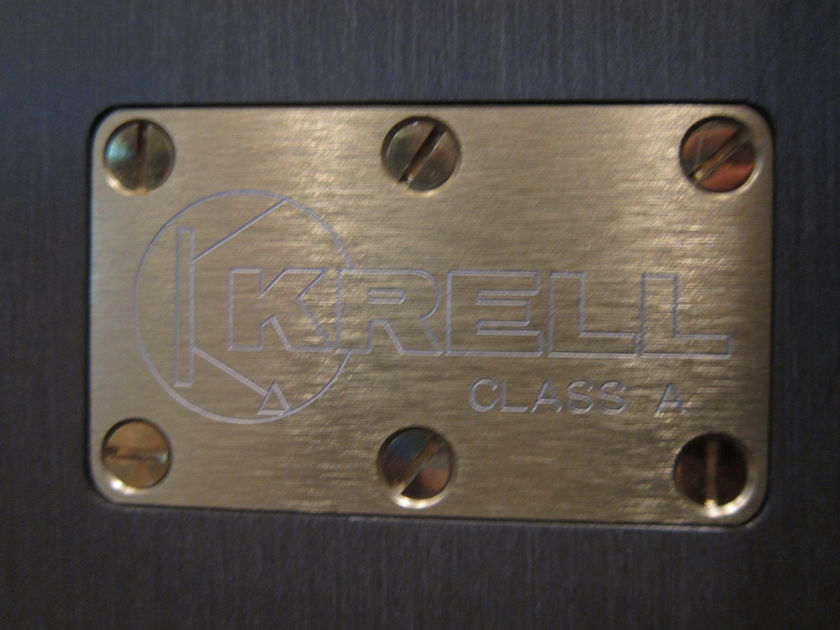 Krell KMA 160 Class A Mono Amps Unbelievable Performance for the Price.