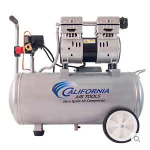 California Air Tools 8010 Ultra-Quiet Portable Air Compressor, 1 HP, 8 Gallon