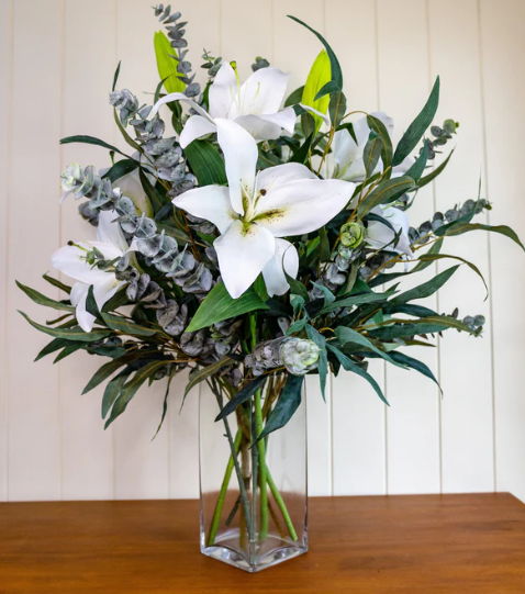 Real Touch Oriental Lily Bouquet -Realistic Artificial Flowers - Image 4