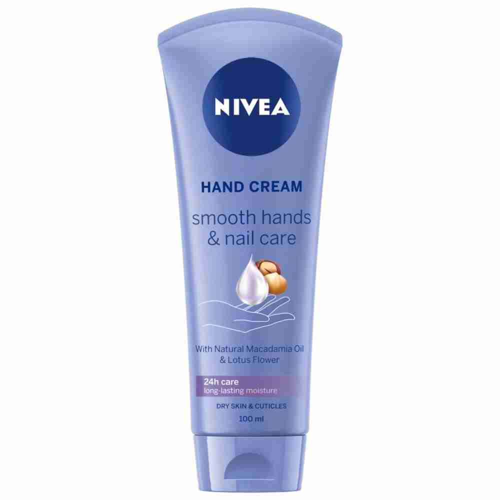 Nivea Smooth Hand Cream & Nail Care 100Ml