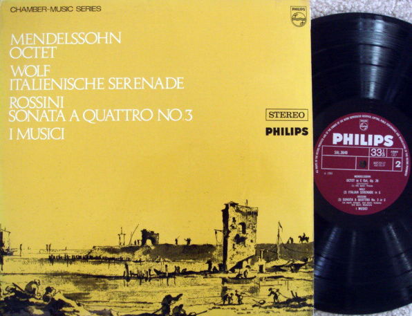 Philips UK / I MUSICI, - Mendelssoh Octet, NM, Early UK...