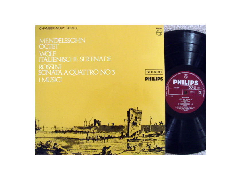 Philips UK / I MUSICI, - Mendelssoh Octet, NM, Early UK Press!