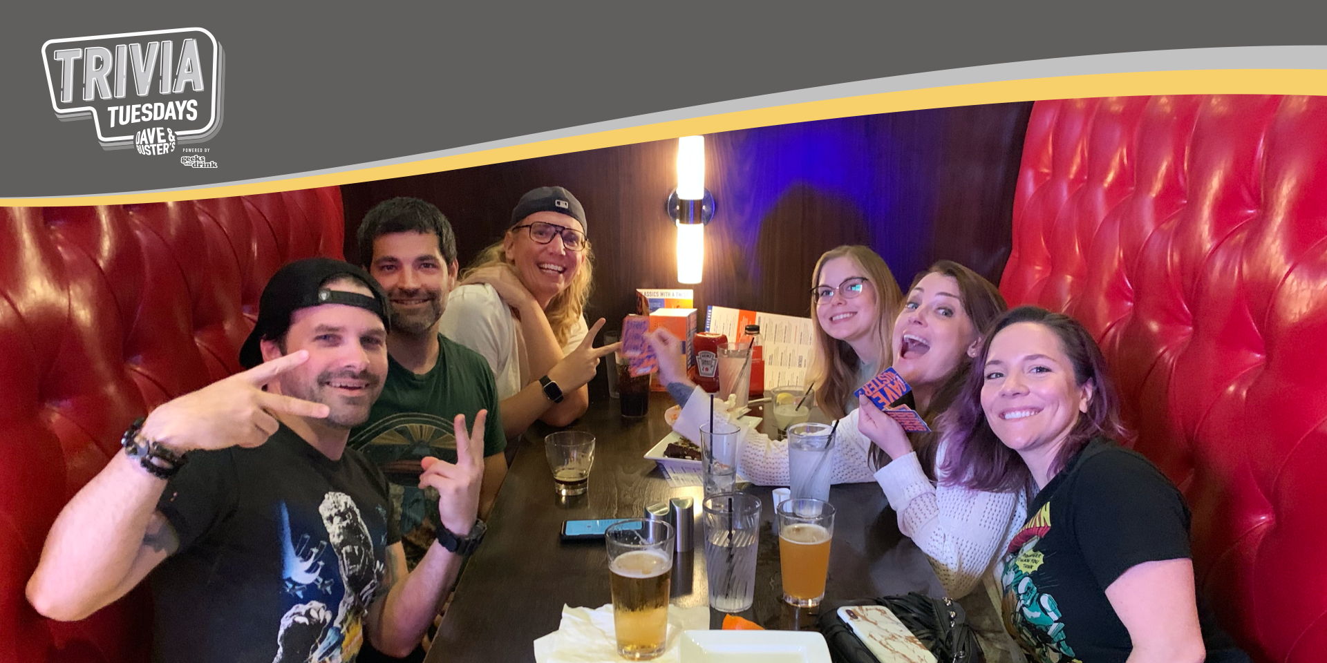 Geeks Who Drink Trivia Night at Dave and Buster's - McDonough (Starts on July 11!) promotional image