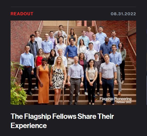 Flagship Pioneering product / service