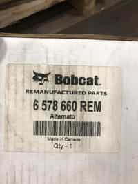 Bobcat 743 SKID STEER ALTERNATOR 6578660