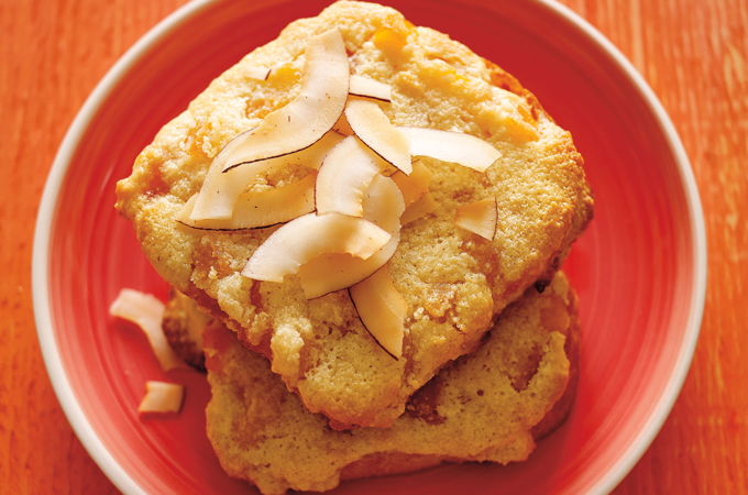 Bostock à la noix de coco, à l’abricot et au fruit de la passion