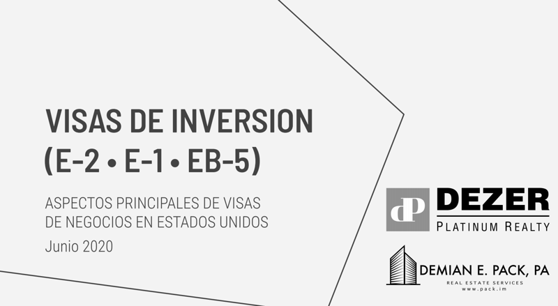 featured image for story, Grabación Webinar • 8 Febrero 2021 VISAS DE INVERSION EN ESTADOS UNIDOS (E1 • E2
• EB5)