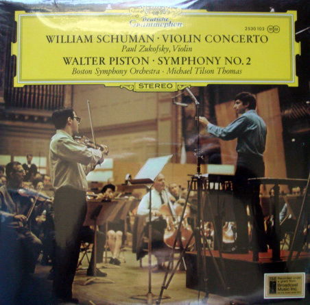 ★Sealed★ DG / - TILSON-THOMAS-ZUKOFSKY, Schuman Violin ...