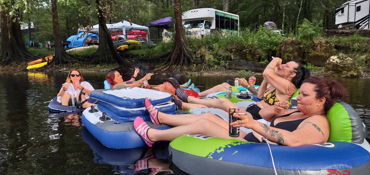 2024 GINNIE SPRINGS RIDE & FLOAT  FEATURING  CAMP EASY  near High Springs, FL