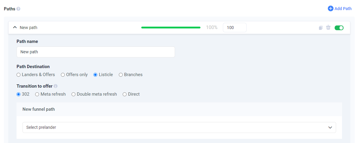 Listicle Landing Page Setup