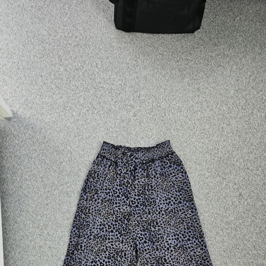 Leo print pants