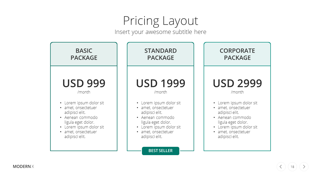 Modern X Presentation Business Consultation Template