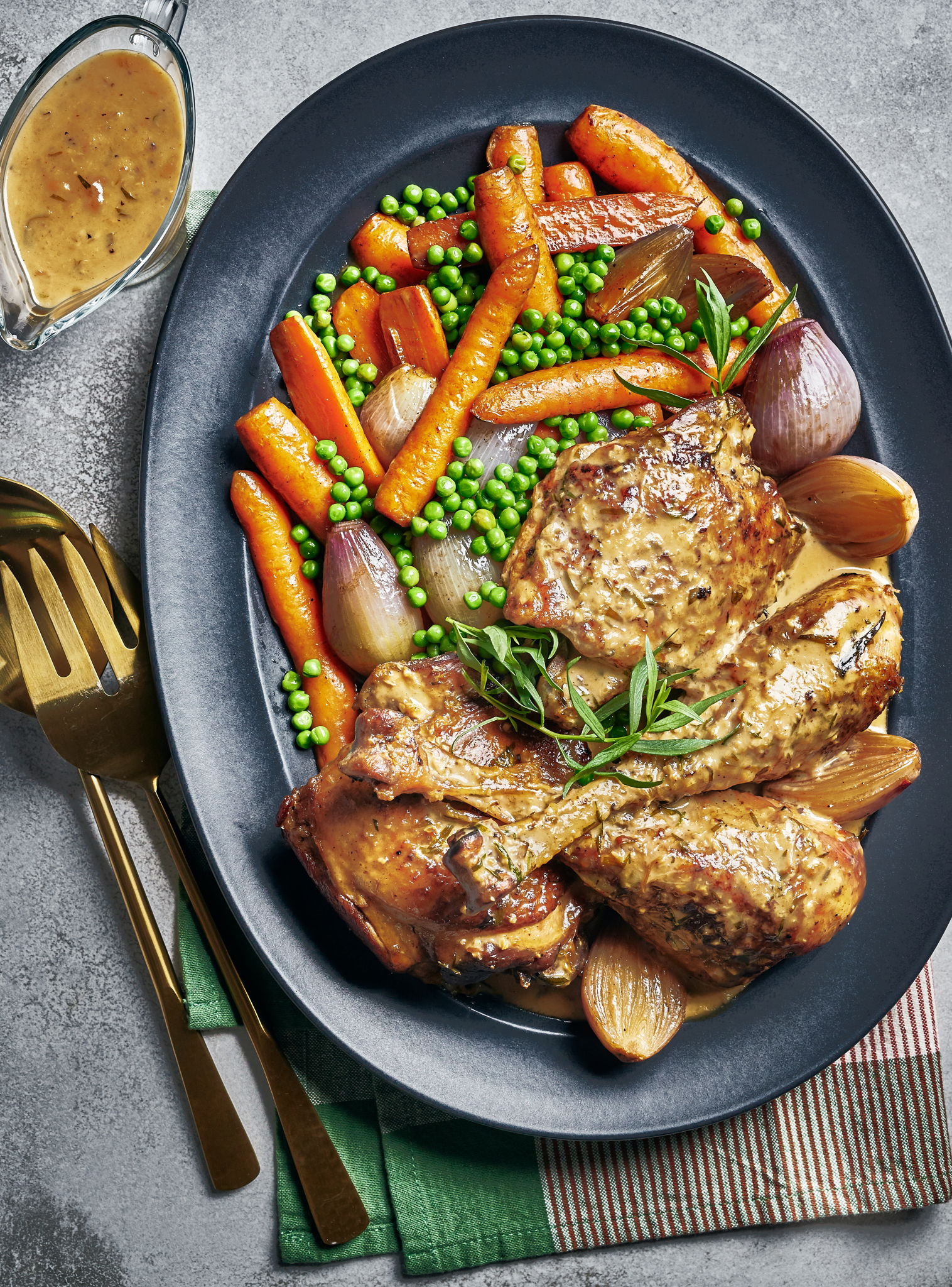 Tarragon-Braised Turkey Legs | RICARDO