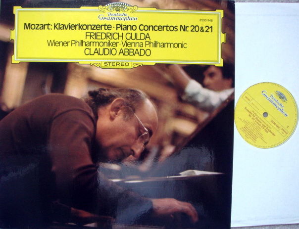 DG / GULDA-ABBADO, - Mozart Paino Concertos No.20 & 21,...