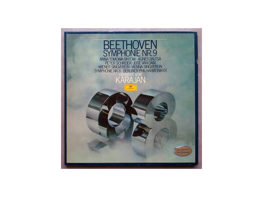 DG/Karajan/Beethoven - Symphonies Nos.8 & 9 / 2-LP Box Set / NM