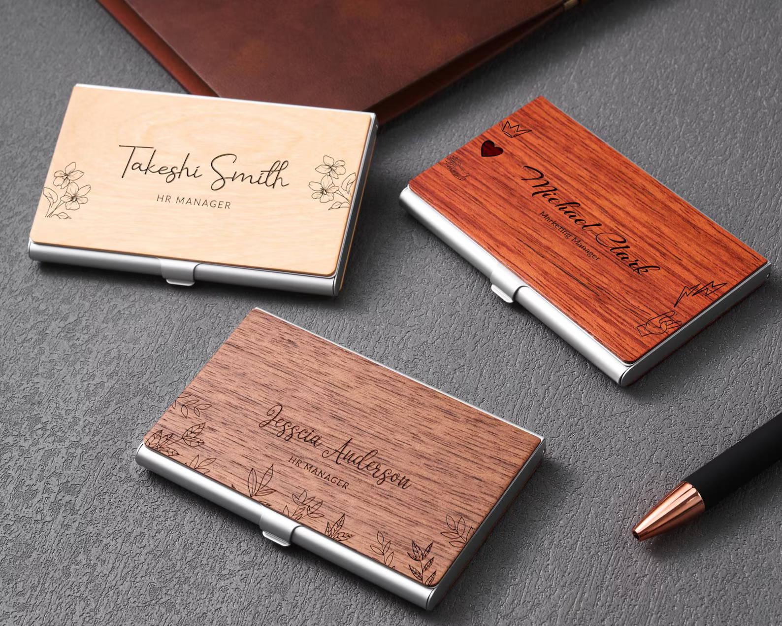 Laser Cut Business Card Holders 009
