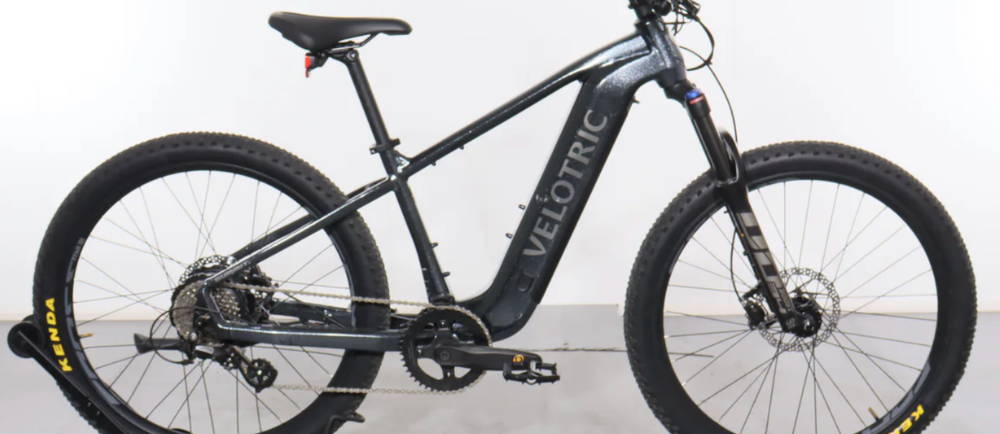a Velotric Summit 1 front suspension electric mountain bike