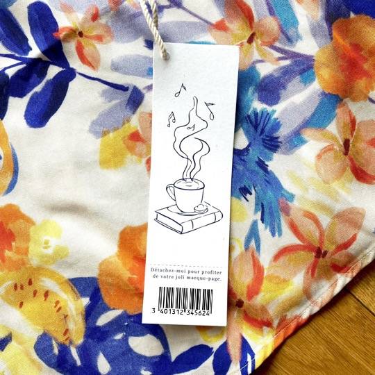 Nêge Paris - Etiquette de pyjama pouvant être réutilisé comme un marque-page
