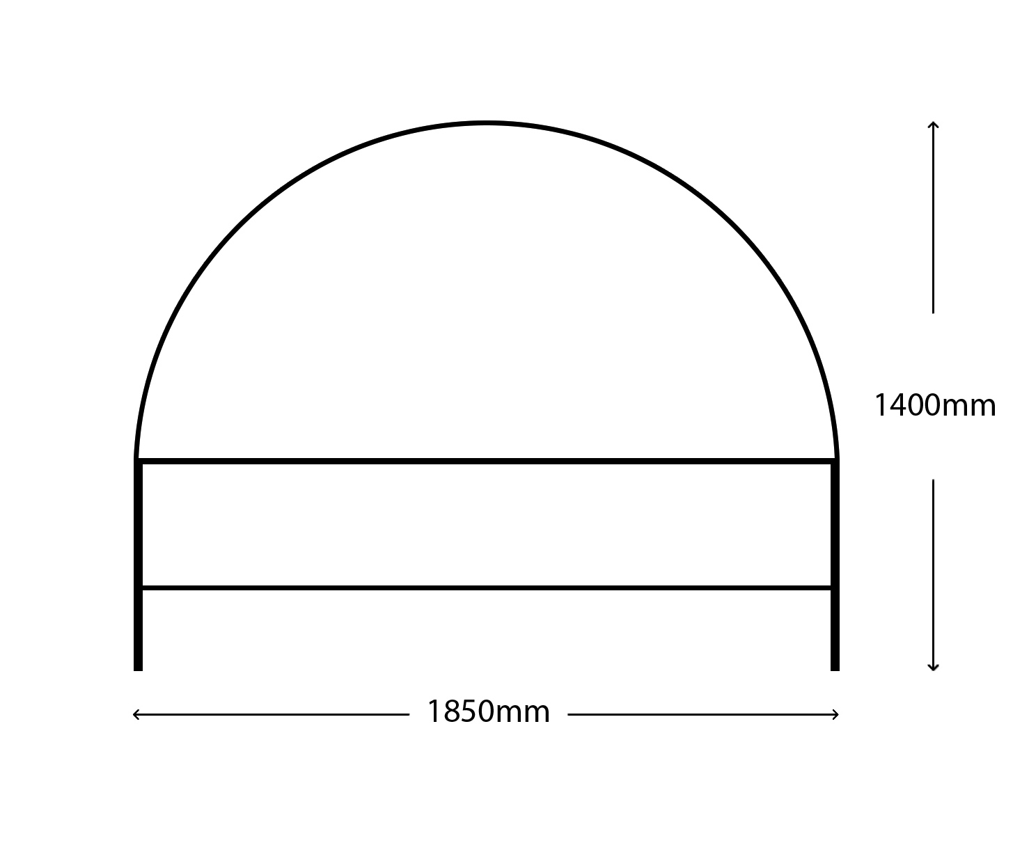 King size cane headboard
